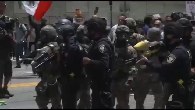 Протесты в Америке. Лос Анджелес