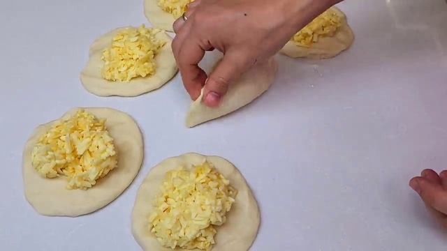 ПОДРУЖКИ В ВОСТОРГЕ ОТ РЕЗУЛЬТАТА! ПИРОЖКИ с СЫРОМ и ЯЙЦОМ!