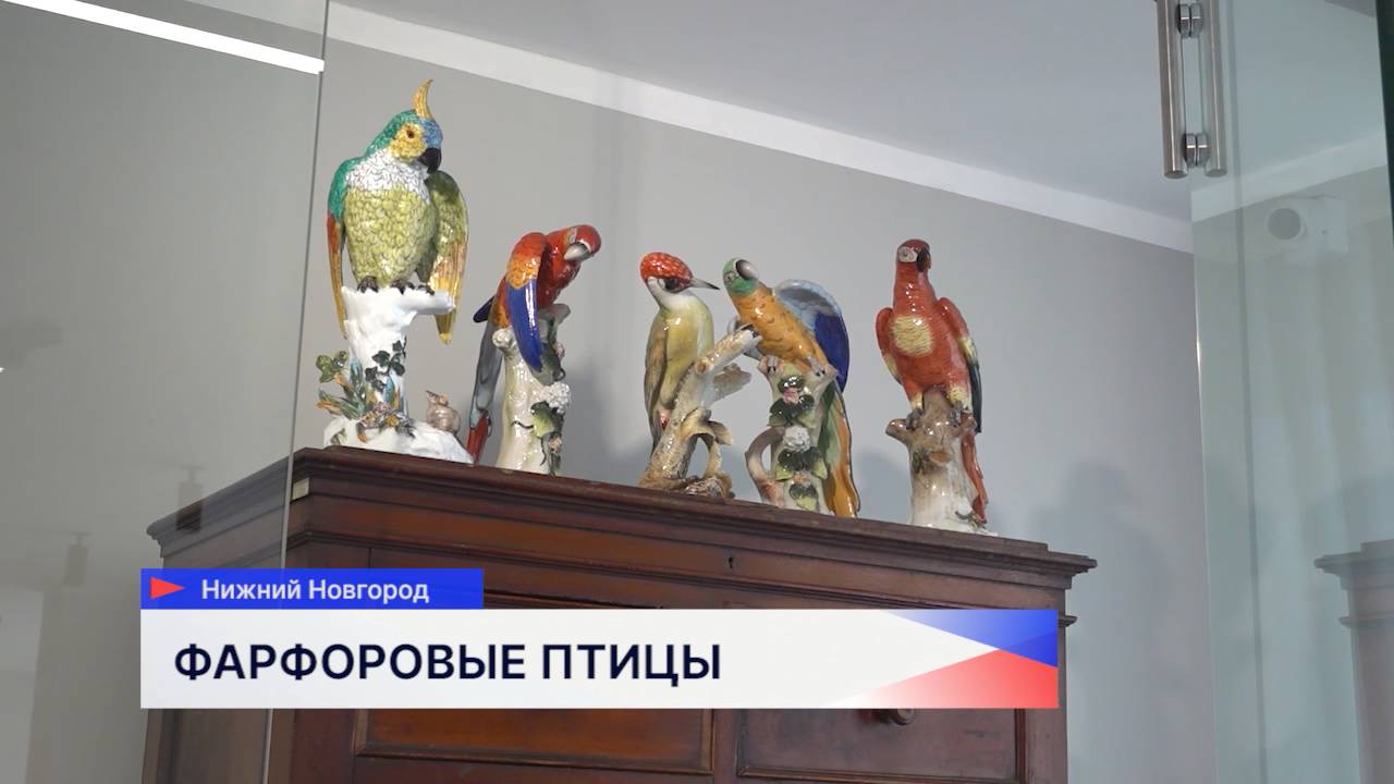 В Горький-Центре состоялась выставка уникальных фарфоровых экспонатов