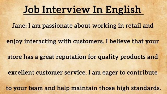 Interview Questions  Tell Me Yourself And Your Background   Job Interviews In English   Q & A