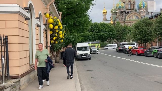 Прогулка по летнему июньскому Петербургу.