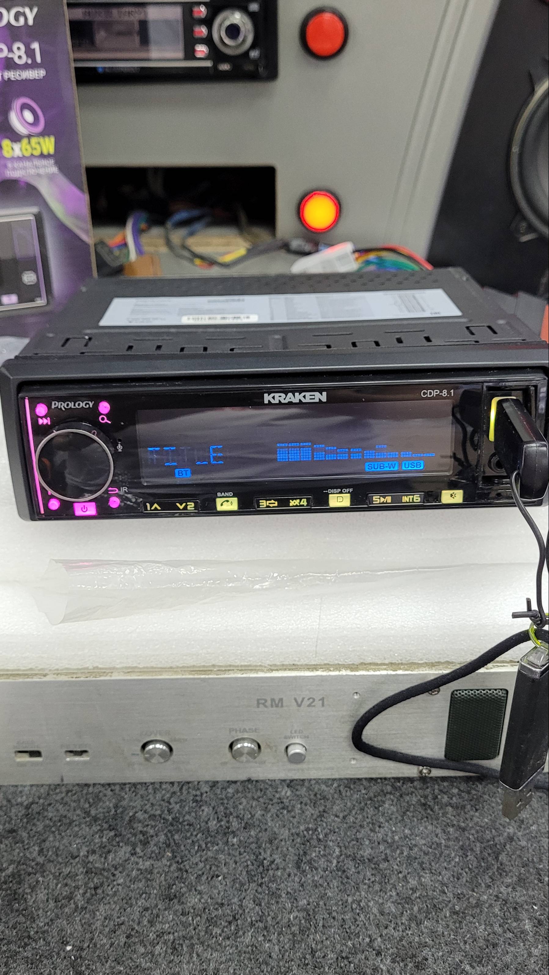 Автомагнитола prology CDP-8.1 kraken DSP