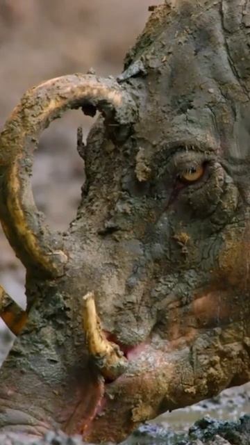 Бабирусс - свинья-олень с клыками до лба