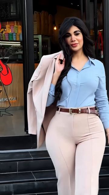 Iw-2544hE_8 - Stunning tight official pants and top： Corporate fashion goals #fashion  #style #outfi