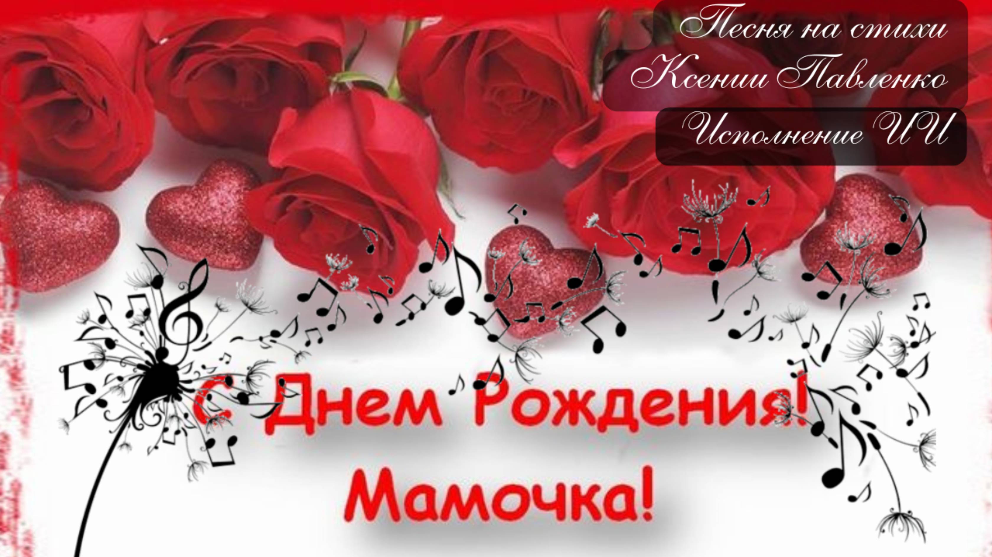 "Мама милая, нежная самая. " песня на стихи Ксении Павленко