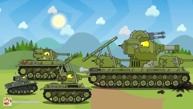 HomeAnimations – Мультики про танки  Все серии Кв 6 первая часть - Мультики про танки