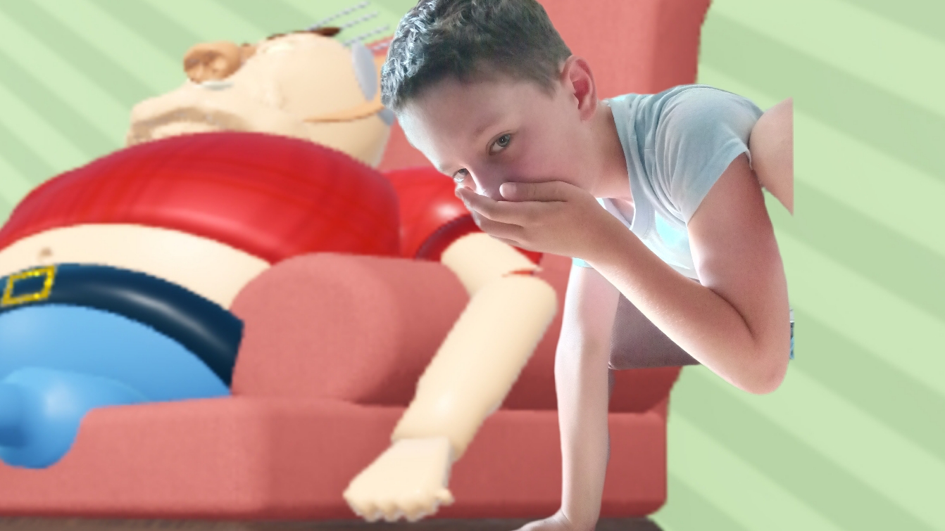 Спящий дед Roblox