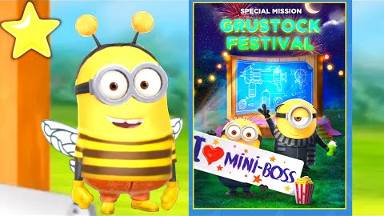 Minion Rush. Гадкий Я. Миньон Костюм Пчёлки и Фестиваль