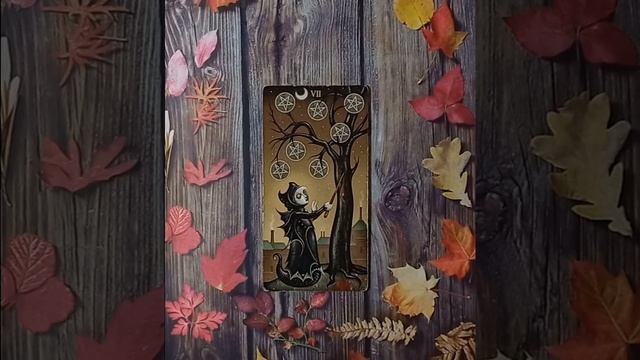 Для начинающих.Таро безумной луны.Семерка Пентаклей