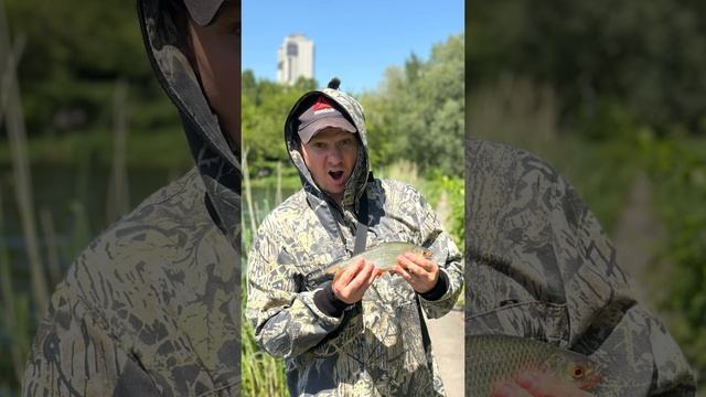 Рыбалка на грибном канале Крылатское