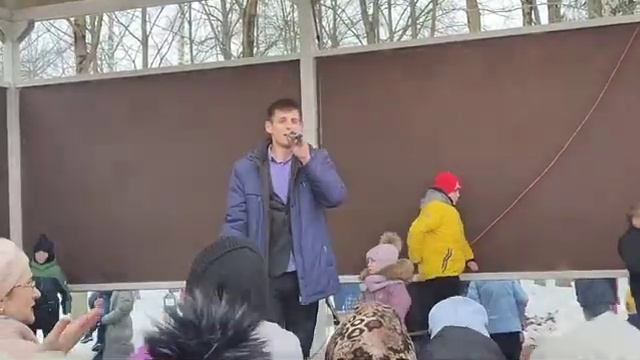 Выступление на проводах зимы. Семен Руцалев