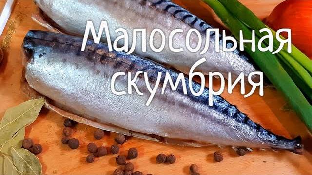 СКУМБРИЯ МАЛОСОЛЬНАЯ шикарный рецепт! Как Быстро и Вкусно засолить скумбрию! Рецепт солим скумбрию