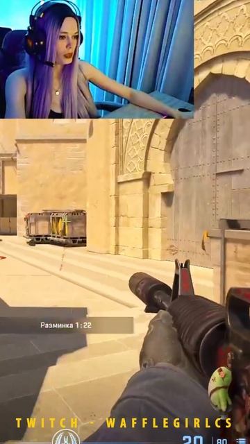 Уже Аллергия на КС) #cs2 #girl #cute #streamer #counterstrike2 #wafflegirlcs #csgo #gaming #twitch