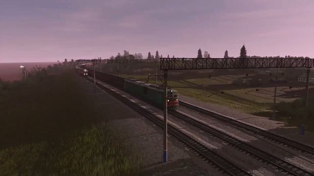 Сценарий «Челябинский Уголь». Trainz Railroad Simulator 2022