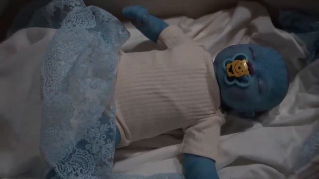 Некогда не играй в игры с синим малышом история на ночь