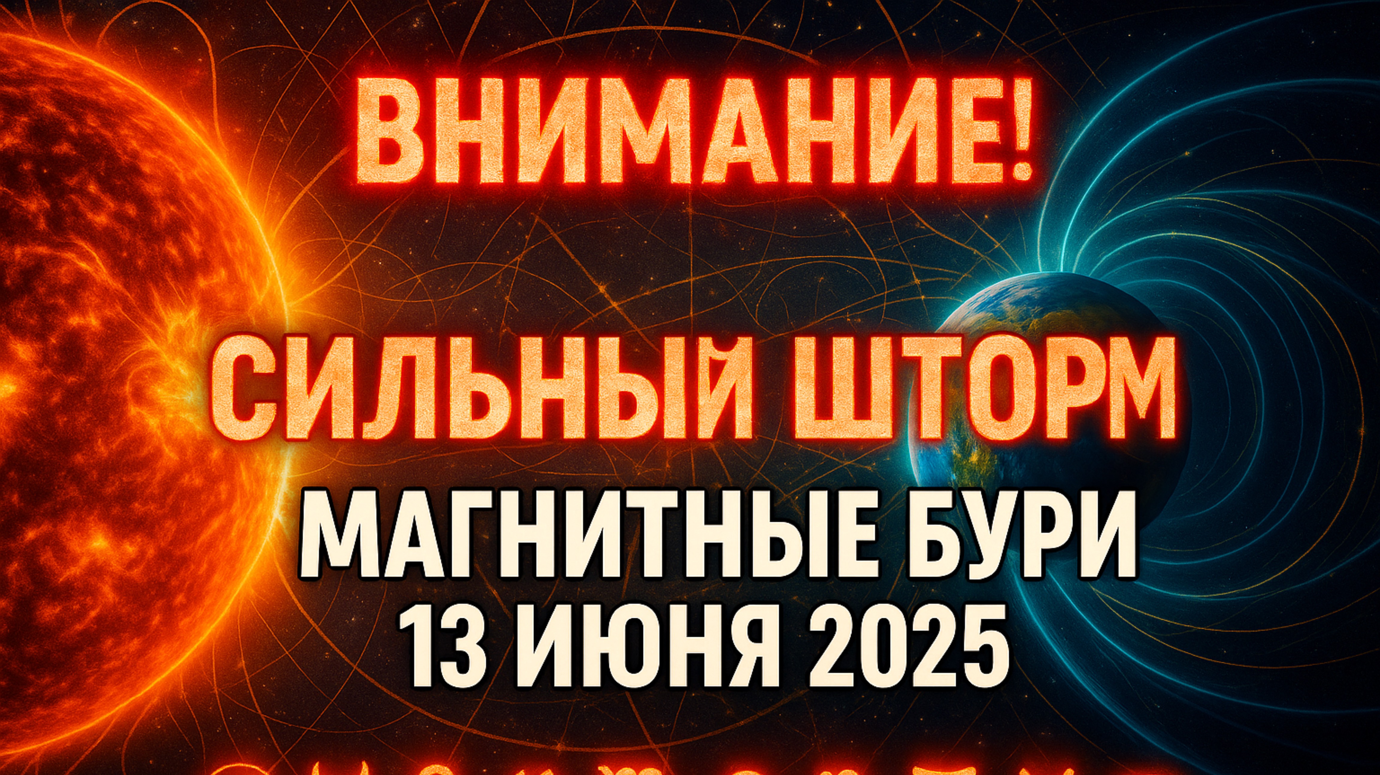 🌪️ ВНИМАНИЕ! СИЛЬНЕЙШИЙ МАГНИТНЫЙ ШТОРМ 13 ИЮНЯ — ОПАСНО ДЛЯ ЗДОРОВЬЯ! ⚠️