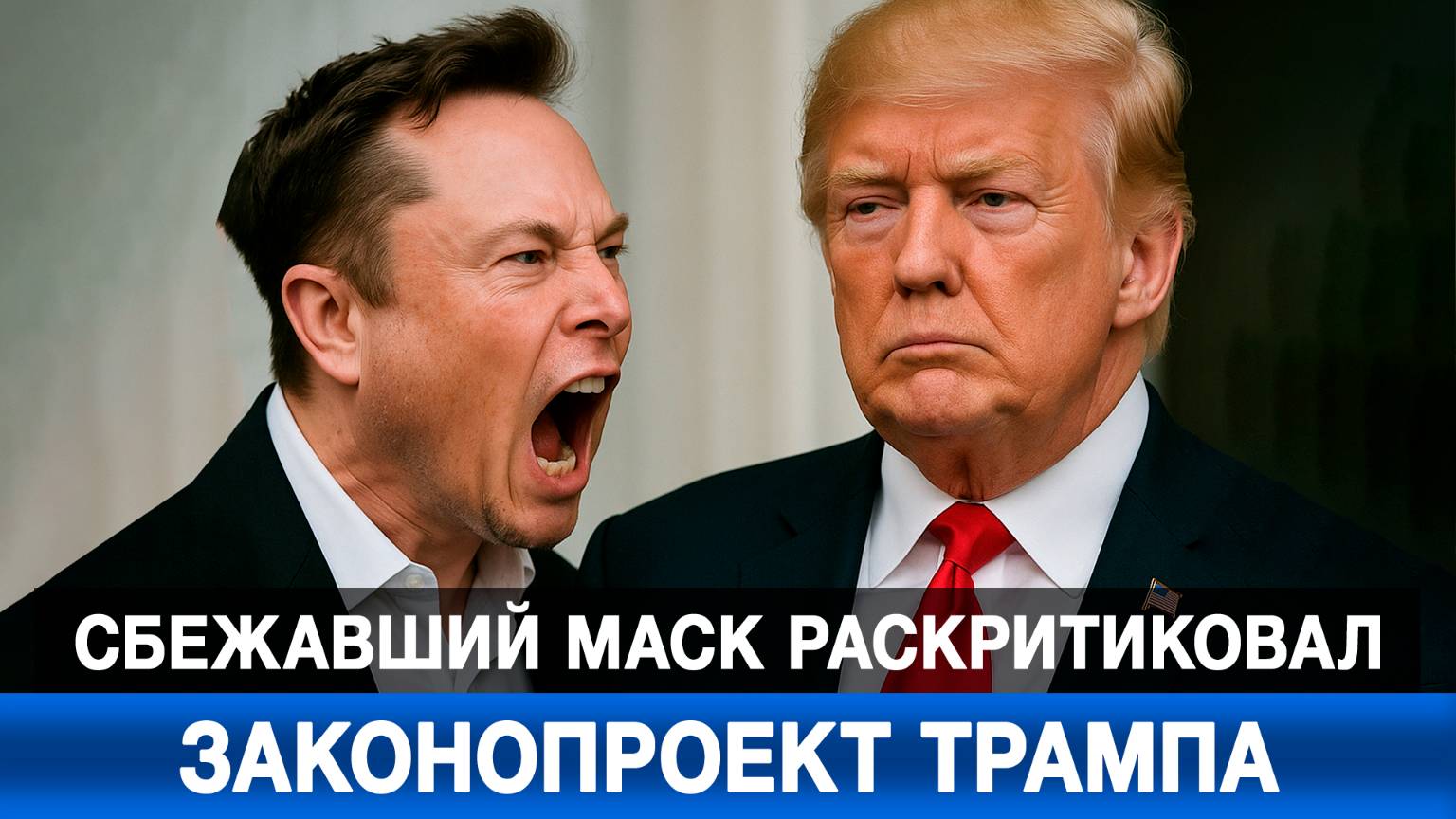Сбежавший Маск раскритиковал законопроект Трампа