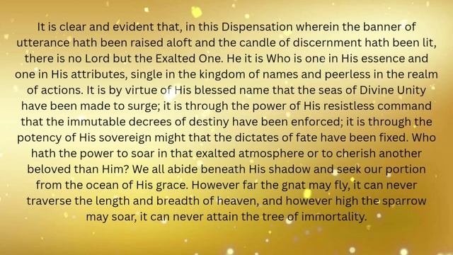 From the Letter Bá’ to the Letter Há’ | By Bahá’u’lláh | Bahái Holy Writings