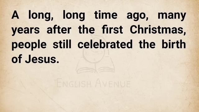 The Christmas Story 🎄  Learn English Through Story Level 2   Graded Reader   Listening Practice✅