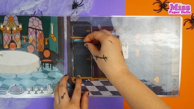 Halloween House Quiet Book. SPOOKY HALLOWEEN printable Toca Boca paper house Paper diy Toca Boca.