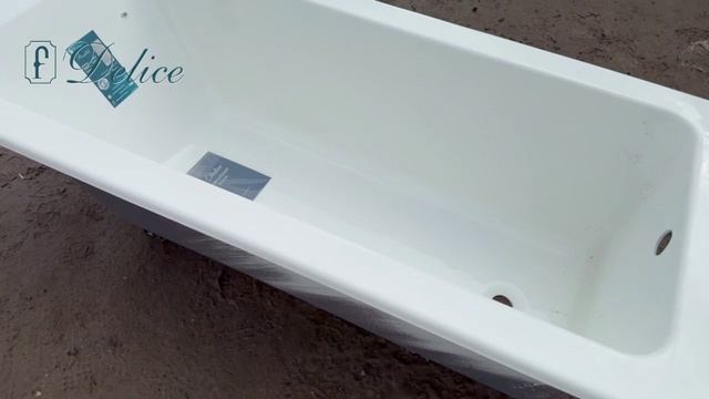 Чугунная ванна Delice Parallel 170x80 глубокая