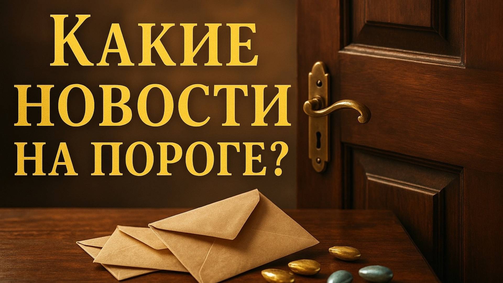 КАКИЕ НОВОСТИ НА ПОРОГЕ? гадание пасьянс Tarot Reading (1)