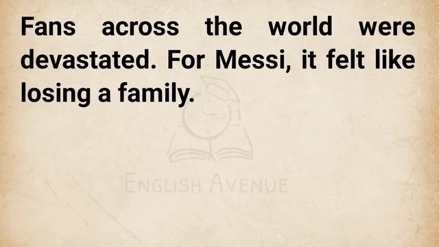 Lionel Messi's Inspiring Story   Learn English Through Story Level 2🔥   English Listening Practice