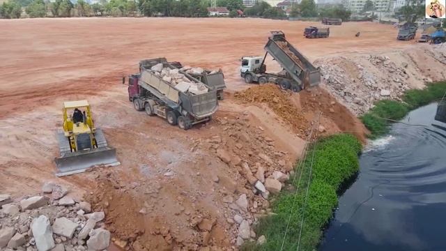 Строительство, засыпка , один из прошлых объектов