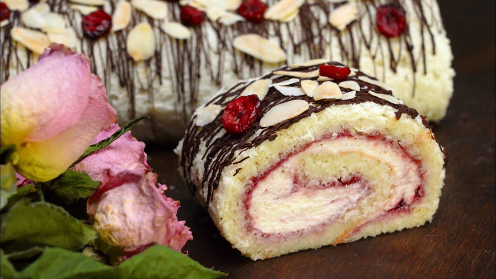 ВКУСНО - НЕ ЗНАЧИТ ДОРОГО!😍 РУЛЕТ с кремом БЕЗ сыра и сливок
