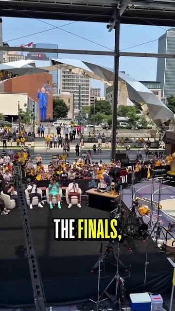“You can feel the electricity radiating through the entire city…” Pat McAfee outside for Game 3!