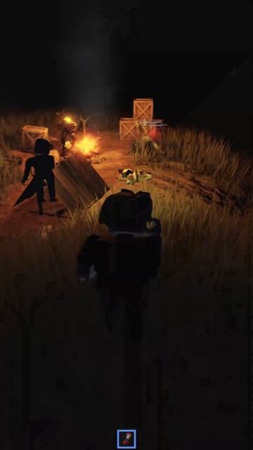 Решили организовать лагерь в лесу #roblox #game #shorts