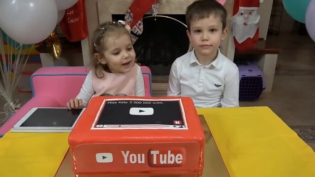 Мисс Кэйти и Мистер Макс (Miss Katy) 3,000,000 subscribers on Miss Katy !!!