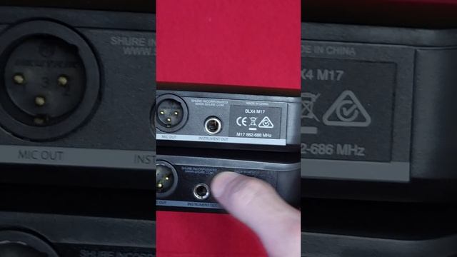 Shure SM58 BLX24 Orig vs Replica