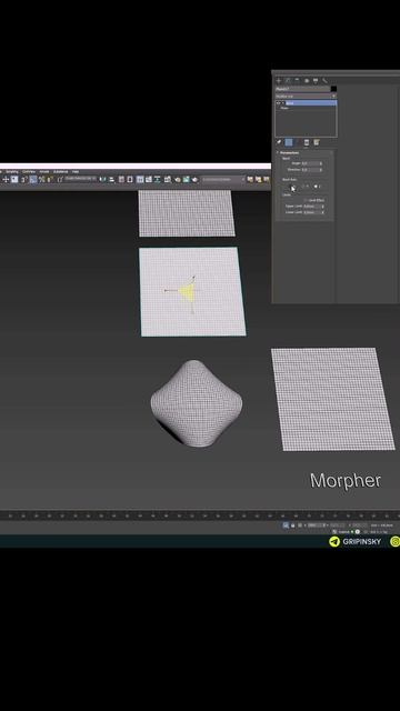 Morpher - модификатор 3Ds MAX