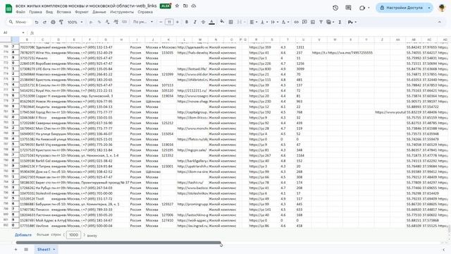 Жилые комплексы москвы и московской области xlsx 12 22 24