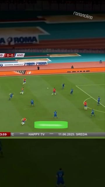 Лучшие моменты матча Сербия Андорра спроектировали в EFOOTBALL #футбол #football