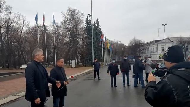 АК-62. Возложение цветов и автопробег в Ульяновске. 7.11.20