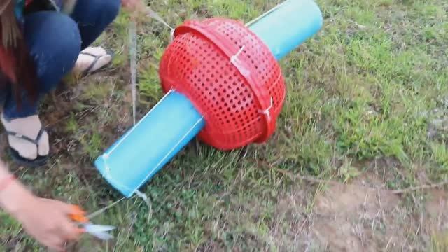 Уловистая ловушка Даухстволка для рыбы из корзин и труб Женская рыбалка