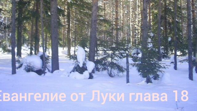 Библия Евангелие от Луки глава 18