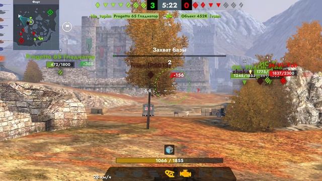 Tanks Blitz. Т-100 ЛТ (10)