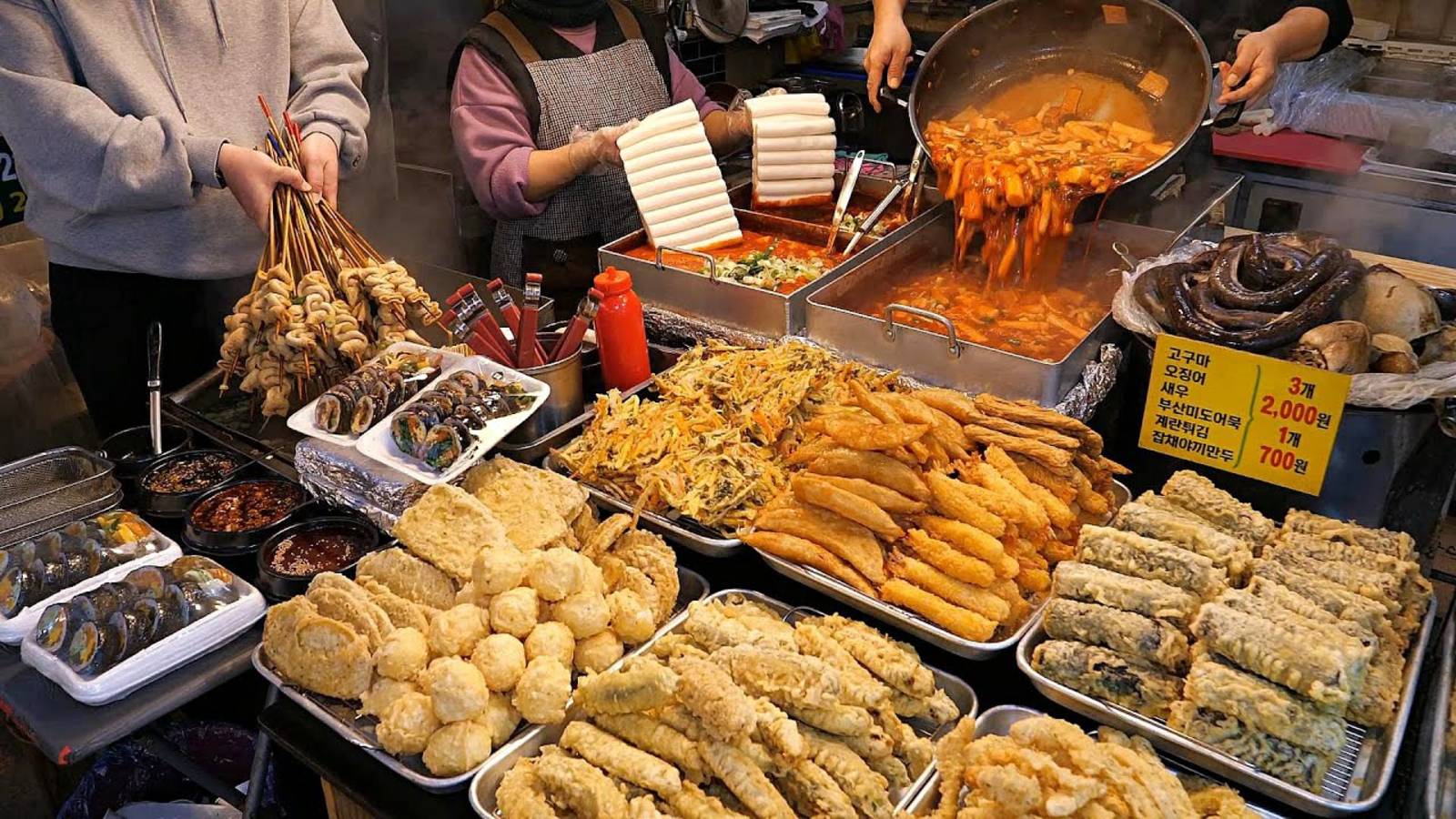 Уличная еда Сеула — ты точно проголодаешься! #корея #streetfood #еда #приключение