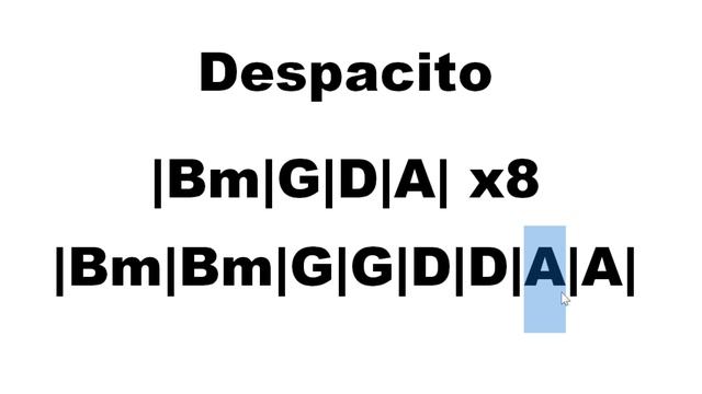 Despacito = 89