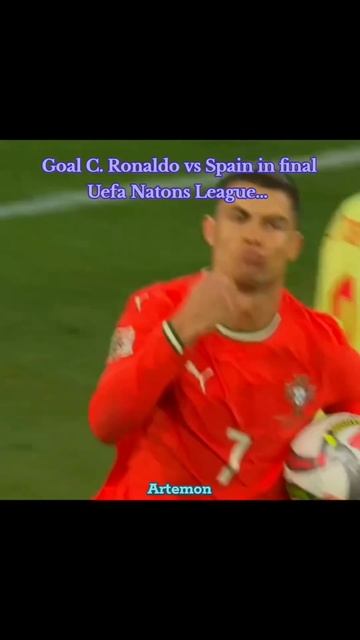 Goal C. Ronaldo vs Spain In Final Uefa Nations League...