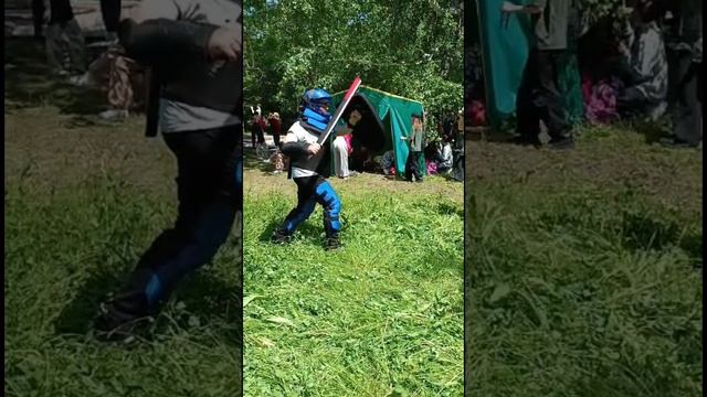 2. небольшой мастер класс по современному мечевому бою!