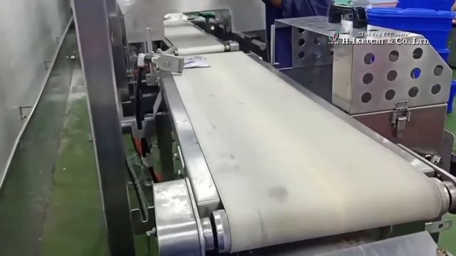 Работа форсунок для воздуха для сдува и выбраковки IKEUCHI TF F42.