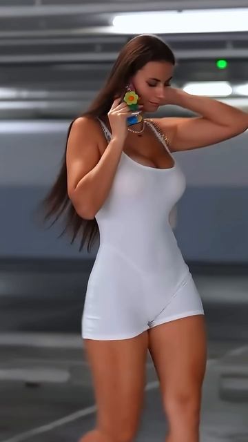 UNpNntrhJDY - Stunning white tight short jumpsuit street style summer outfit idea #fashion #style #o