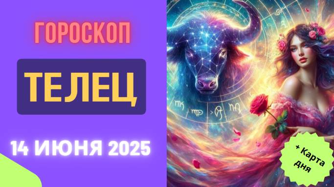♉ ГОРСКОП НА СЕГОДНЯ 14 ИЮНЯ — ТЕЛЬЦЫ, ВАЖНЫЕ СИГНАЛЫ ОТ ЗВЁЗД!