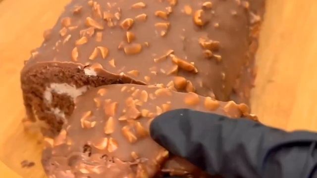А ЧТО ВНУТРИ? ВКУСНЕЕ ЛЮБОГО ТОРТА. ШИКАРНЫЙ РУЛЕТ СНИ?