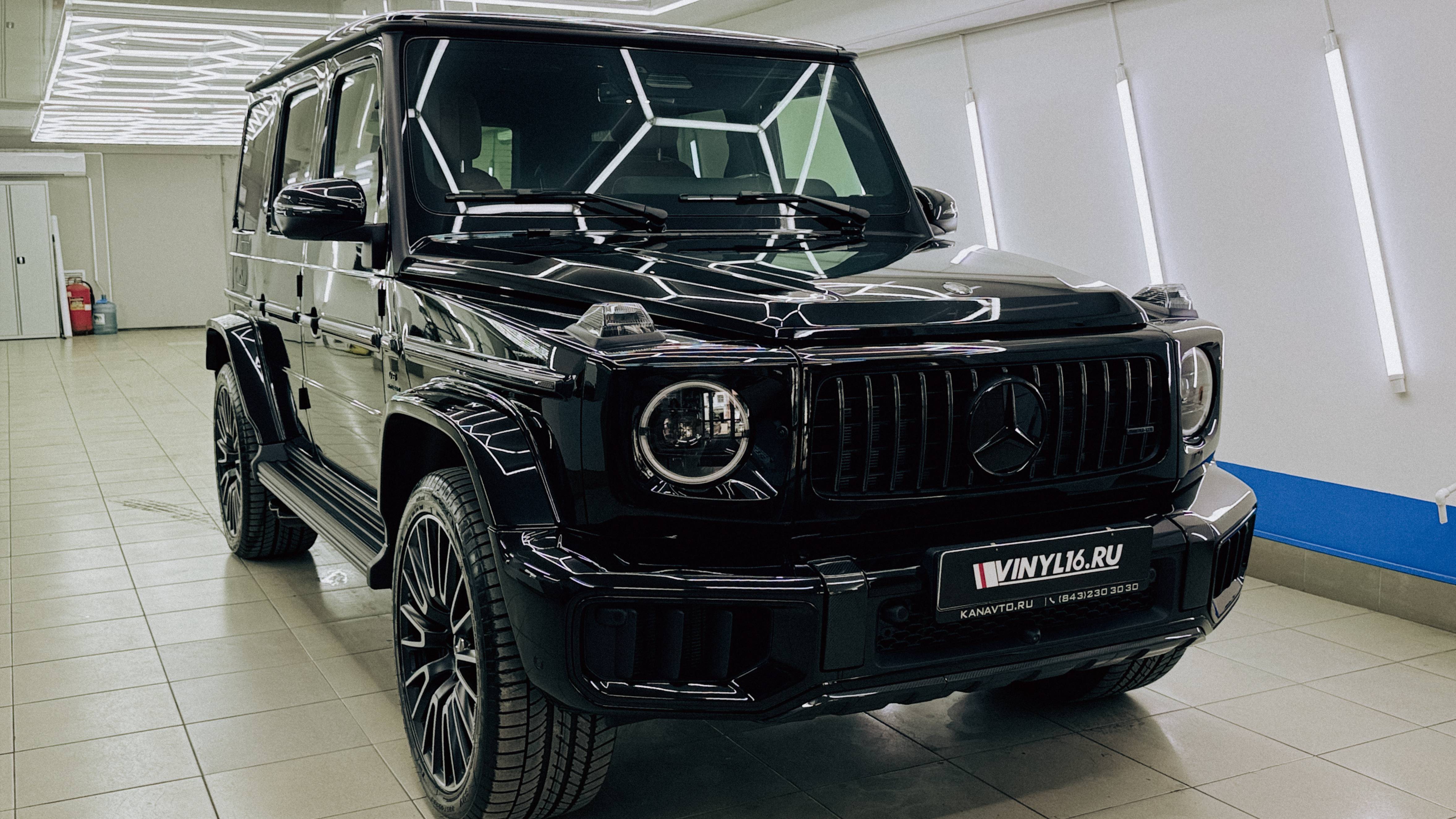 Комплексное бронирование кузова нового Mercedes-Benz G-class полиуретановой пленкой