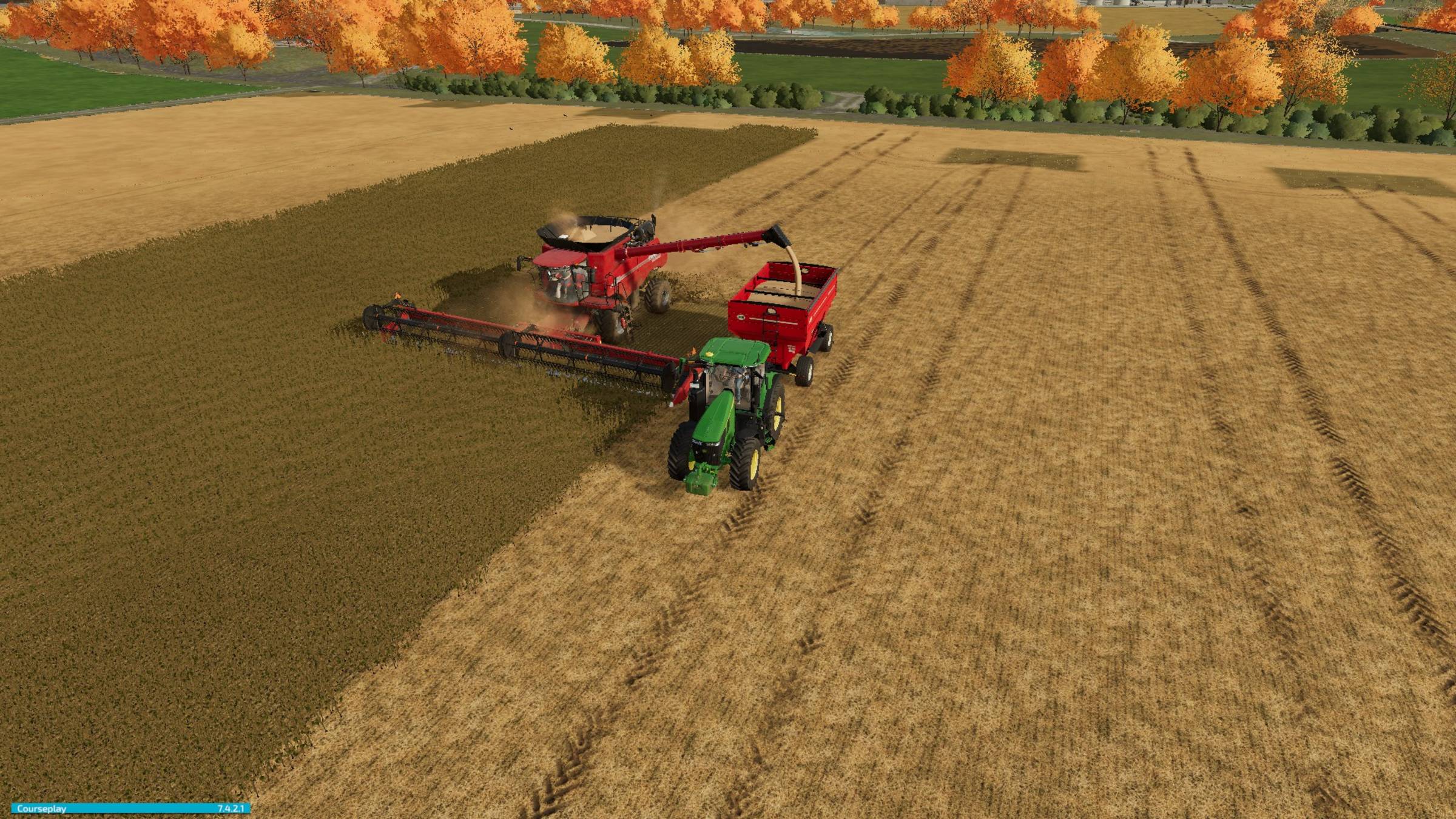 Farming Simulator 22 в ночной смене просто Эльмкрик